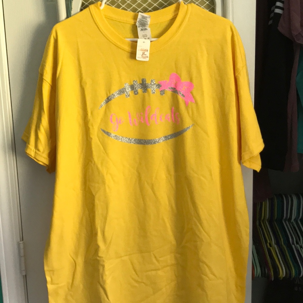 Yellow Shirt “Go Wildcats”